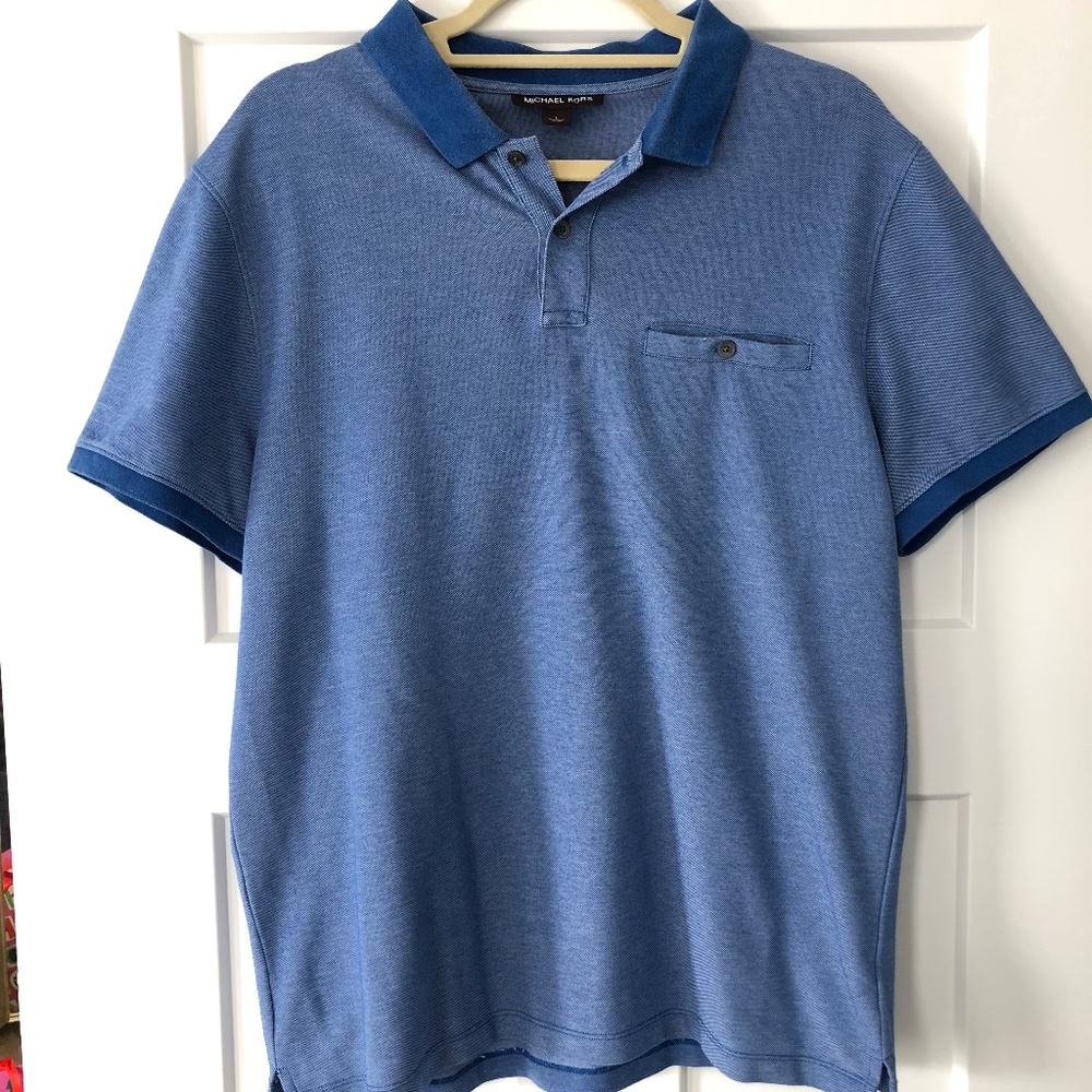 Men's Large, Blue, Michael Kors Polo